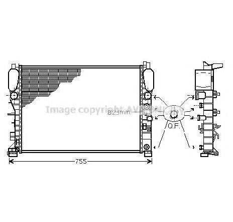 Radiator, racire motor PRASCO MSA2341</br>Piesa auto pentru Radiator racire apa/ ulei Radiator, racire motor PRASCO MSA2341</br>Piesa auto pentru Radiator racire apa/ ulei