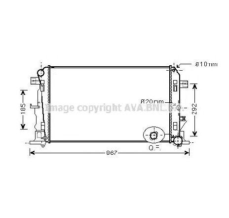 Radiator, racire motor PRASCO MSA2446</br>Piesa auto pentru Radiator racire apa/ ulei Radiator, racire motor PRASCO MSA2446</br>Piesa auto pentru Radiator racire apa/ ulei