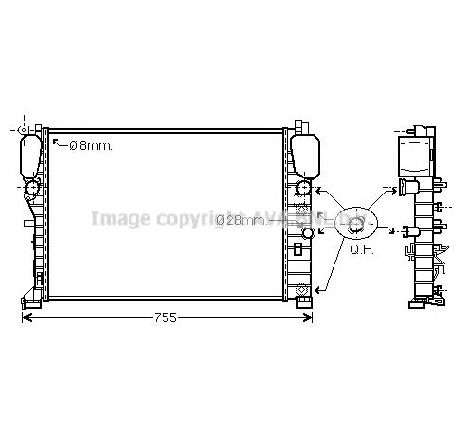 Radiator, racire motor PRASCO MSA2449</br>Piesa auto pentru Radiator racire apa/ ulei Radiator, racire motor PRASCO MSA2449</br>Piesa auto pentru Radiator racire apa/ ulei