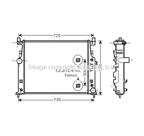 Radiator, racire motor PRASCO MSA2458</br>Piesa auto pentru Radiator racire apa/ ulei Radiator, racire motor PRASCO MSA2458</br>Piesa auto pentru Radiator racire apa/ ulei