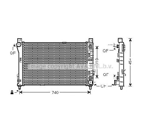 Radiator, racire motor PRASCO MSA2464</br>Piesa auto pentru Radiator racire apa/ ulei Radiator, racire motor PRASCO MSA2464</br>Piesa auto pentru Radiator racire apa/ ulei