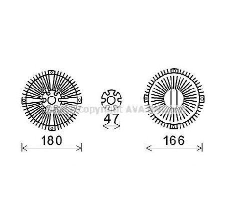 Cupla, ventilator radiator PRASCO MSC529</br>Piesa auto pentru Sistem de racire motor Cupla, ventilator radiator PRASCO MSC529</br>Piesa auto pentru Sistem de racire motor