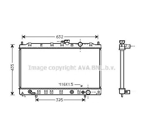 Radiator, racire motor PRASCO MT2081</br>Piesa auto pentru Radiator racire apa/ ulei Radiator, racire motor PRASCO MT2081</br>Piesa auto pentru Radiator racire apa/ ulei
