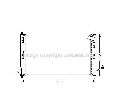 Radiator, racire motor PRASCO MT2207</br>Piesa auto pentru Radiator racire apa/ ulei Radiator, racire motor PRASCO MT2207</br>Piesa auto pentru Radiator racire apa/ ulei