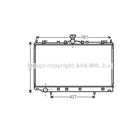 Radiator, racire motor PRASCO MT2215</br>Piesa auto pentru Radiator racire apa/ ulei Radiator, racire motor PRASCO MT2215</br>Piesa auto pentru Radiator racire apa/ ulei