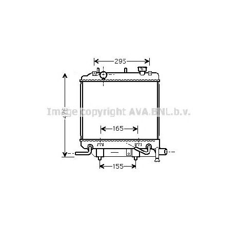 Radiator, racire motor PRASCO MZ2166</br>Piesa auto pentru Radiator racire apa/ ulei Radiator, racire motor PRASCO MZ2166</br>Piesa auto pentru Radiator racire apa/ ulei