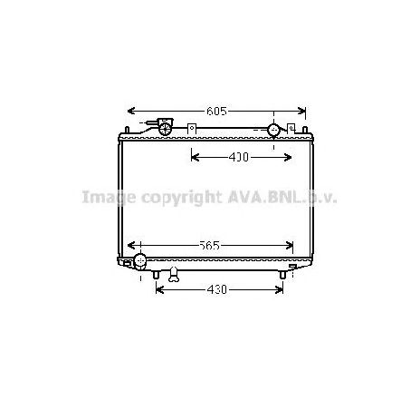 Radiator, racire motor PRASCO MZ2235 Radiator, racire motor PRASCO MZ2235