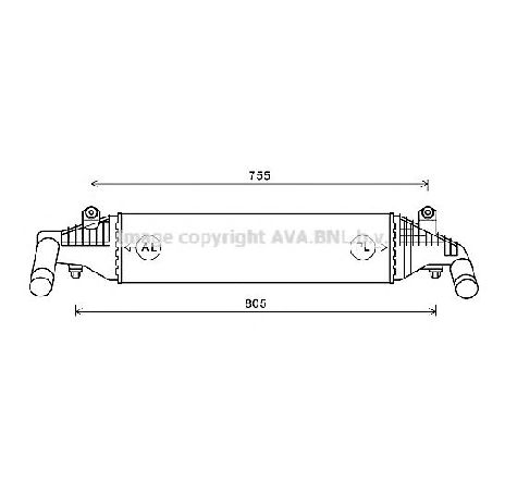 Intercooler, compresor PRASCO MZ4267</br>Piesa auto pentru Turbocompressor Intercooler, compresor PRASCO MZ4267</br>Piesa auto pentru Turbocompressor