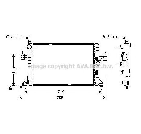 Radiator, racire motor PRASCO OL2305</br>Piesa auto pentru Radiator racire apa/ ulei Radiator, racire motor PRASCO OL2305</br>Piesa auto pentru Radiator racire apa/ ulei