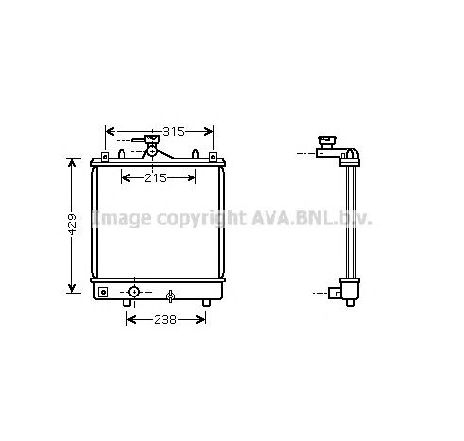 Radiator, racire motor PRASCO OL2330</br>Piesa auto pentru Radiator racire apa/ ulei Radiator, racire motor PRASCO OL2330</br>Piesa auto pentru Radiator racire apa/ ulei