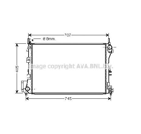 Radiator, racire motor PRASCO OL2340</br>Piesa auto pentru Radiator racire apa/ ulei Radiator, racire motor PRASCO OL2340</br>Piesa auto pentru Radiator racire apa/ ulei