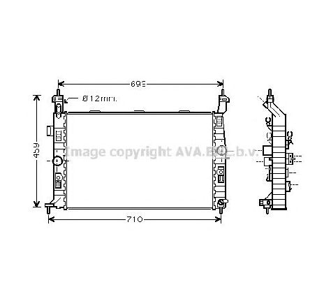 Radiator, racire motor PRASCO OL2345</br>Piesa auto pentru Radiator racire apa/ ulei Radiator, racire motor PRASCO OL2345</br>Piesa auto pentru Radiator racire apa/ ulei