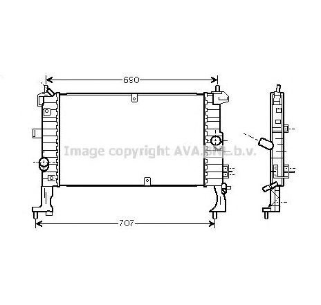 Radiator, racire motor PRASCO OL2346</br>Piesa auto pentru Radiator racire apa/ ulei Radiator, racire motor PRASCO OL2346</br>Piesa auto pentru Radiator racire apa/ ulei