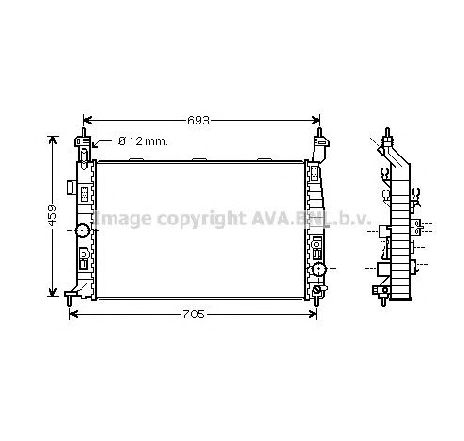 Radiator, racire motor PRASCO OL2348</br>Piesa auto pentru Radiator racire apa/ ulei Radiator, racire motor PRASCO OL2348</br>Piesa auto pentru Radiator racire apa/ ulei
