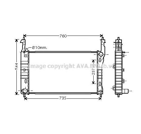 Radiator, racire motor PRASCO OL2432</br>Piesa auto pentru Radiator racire apa/ ulei Radiator, racire motor PRASCO OL2432</br>Piesa auto pentru Radiator racire apa/ ulei