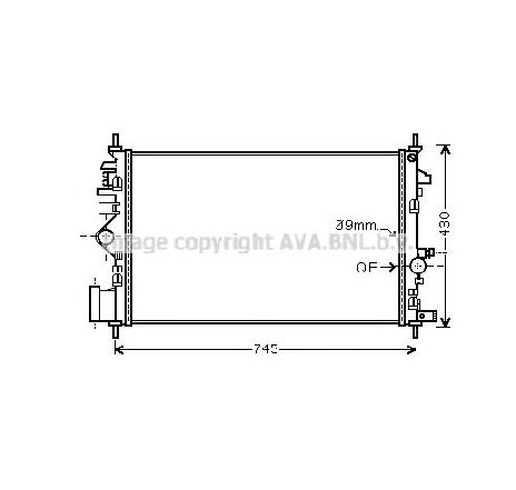 Radiator, racire motor PRASCO OL2468</br>Piesa auto pentru Radiator racire apa/ ulei Radiator, racire motor PRASCO OL2468</br>Piesa auto pentru Radiator racire apa/ ulei