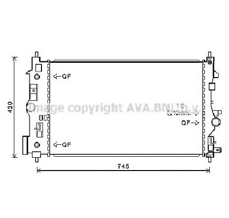 Radiator, racire motor PRASCO OL2546</br>Piesa auto pentru Radiator racire apa/ ulei Radiator, racire motor PRASCO OL2546</br>Piesa auto pentru Radiator racire apa/ ulei
