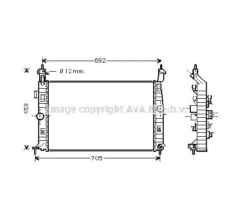 Radiator, racire motor PRASCO OL2583</br>Piesa auto pentru Radiator racire apa/ ulei Radiator, racire motor PRASCO OL2583</br>Piesa auto pentru Radiator racire apa/ ulei