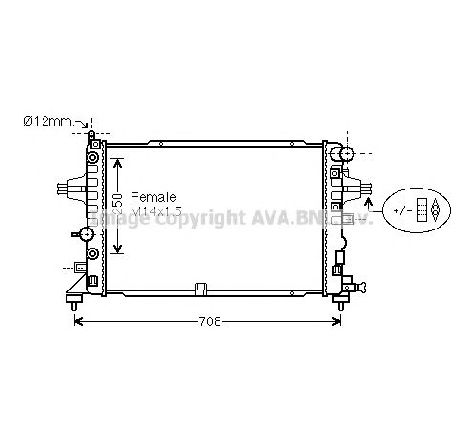 Radiator, racire motor PRASCO OL2625</br>Piesa auto pentru Radiator racire apa/ ulei Radiator, racire motor PRASCO OL2625</br>Piesa auto pentru Radiator racire apa/ ulei