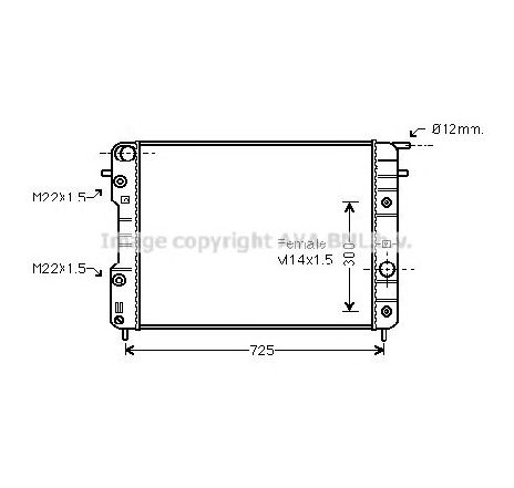 Radiator, racire motor PRASCO OLA2202</br>Piesa auto pentru Radiator racire apa/ ulei Radiator, racire motor PRASCO OLA2202</br>Piesa auto pentru Radiator racire apa/ ulei