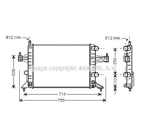 Radiator, racire motor PRASCO OLA2303</br>Piesa auto pentru Radiator racire apa/ ulei Radiator, racire motor PRASCO OLA2303</br>Piesa auto pentru Radiator racire apa/ ulei