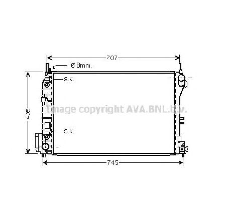 Radiator, racire motor PRASCO OLA2341</br>Piesa auto pentru Radiator racire apa/ ulei Radiator, racire motor PRASCO OLA2341</br>Piesa auto pentru Radiator racire apa/ ulei