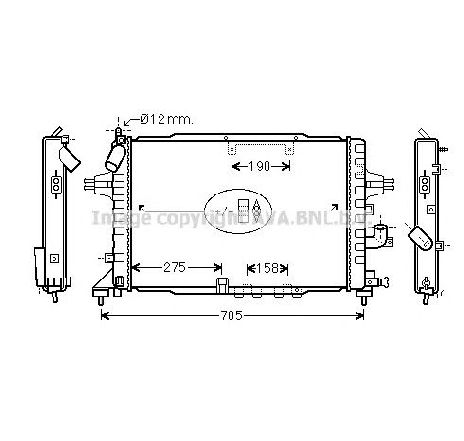 Radiator, racire motor PRASCO OLA2365</br>Piesa auto pentru Radiator racire apa/ ulei Radiator, racire motor PRASCO OLA2365</br>Piesa auto pentru Radiator racire apa/ ulei