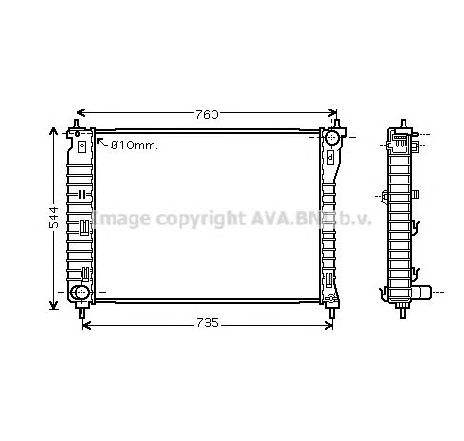 Radiator, racire motor PRASCO OLA2435</br>Piesa auto pentru Radiator racire apa/ ulei Radiator, racire motor PRASCO OLA2435</br>Piesa auto pentru Radiator racire apa/ ulei