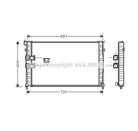 Radiator, racire motor PRASCO PE2185</br>Piesa auto pentru Radiator racire apa/ ulei Radiator, racire motor PRASCO PE2185</br>Piesa auto pentru Radiator racire apa/ ulei