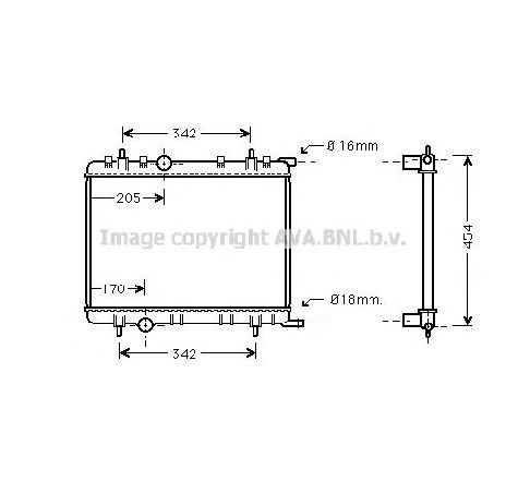 Radiator, racire motor PRASCO PE2251</br>Piesa auto pentru Radiator racire apa/ ulei Radiator, racire motor PRASCO PE2251</br>Piesa auto pentru Radiator racire apa/ ulei