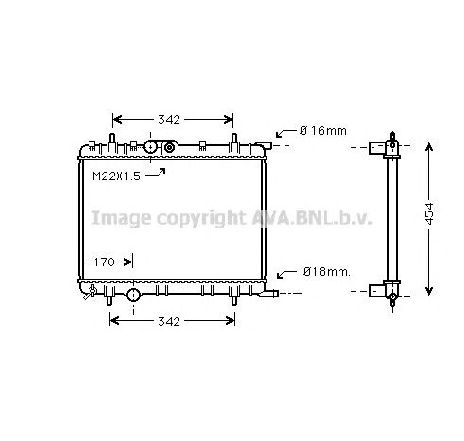 Radiator, racire motor PRASCO PE2253</br>Piesa auto pentru Radiator racire apa/ ulei Radiator, racire motor PRASCO PE2253</br>Piesa auto pentru Radiator racire apa/ ulei