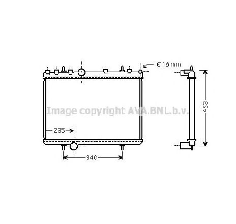 Radiator, racire motor PRASCO PE2265</br>Piesa auto pentru Radiator racire apa/ ulei Radiator, racire motor PRASCO PE2265</br>Piesa auto pentru Radiator racire apa/ ulei