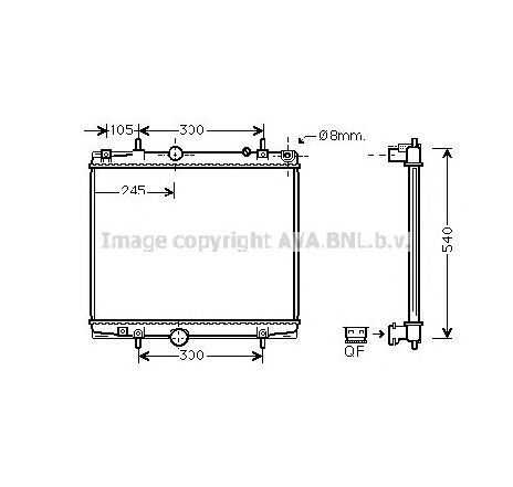 Radiator, racire motor PRASCO PE2277</br>Piesa auto pentru Radiator racire apa/ ulei Radiator, racire motor PRASCO PE2277</br>Piesa auto pentru Radiator racire apa/ ulei
