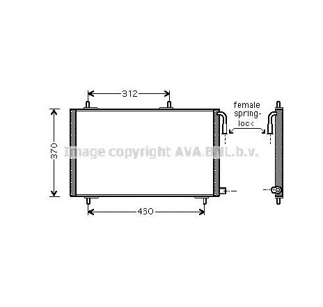 Condensator, climatizare PRASCO PE5257</br>Piesa auto pentru Sistem de aer conditionat Condensator, climatizare PRASCO PE5257</br>Piesa auto pentru Sistem de aer conditionat