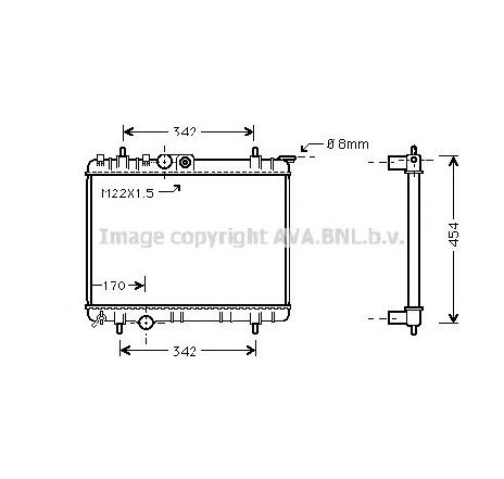 Radiator, racire motor PRASCO PEA2189</br>Piesa auto pentru Radiator racire apa/ ulei Radiator, racire motor PRASCO PEA2189</br>Piesa auto pentru Radiator racire apa/ ulei