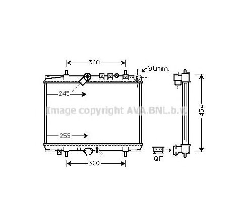 Radiator, racire motor PRASCO PEA2202</br>Piesa auto pentru Radiator racire apa/ ulei Radiator, racire motor PRASCO PEA2202</br>Piesa auto pentru Radiator racire apa/ ulei