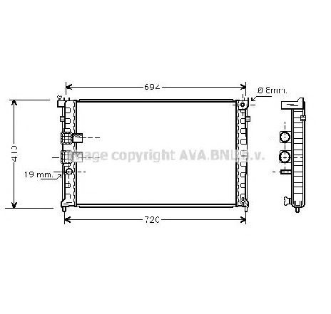 Radiator, racire motor PRASCO PEA2231</br>Piesa auto pentru Radiator racire apa/ ulei Radiator, racire motor PRASCO PEA2231</br>Piesa auto pentru Radiator racire apa/ ulei