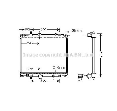 Radiator, racire motor PRASCO PEA2274</br>Piesa auto pentru Radiator racire apa/ ulei Radiator, racire motor PRASCO PEA2274</br>Piesa auto pentru Radiator racire apa/ ulei