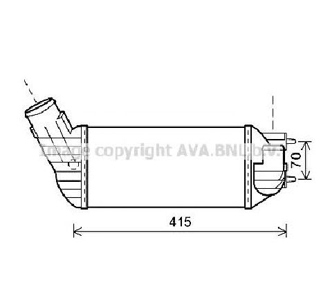 Intercooler, compresor PRASCO PEA4360</br>Piesa auto pentru Turbocompressor Intercooler, compresor PRASCO PEA4360</br>Piesa auto pentru Turbocompressor