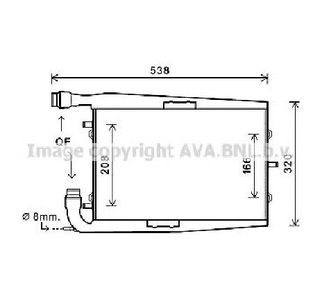 Radiator, racire motor PRASCO PR2073</br>Piesa auto pentru Radiator racire apa/ ulei Radiator, racire motor PRASCO PR2073</br>Piesa auto pentru Radiator racire apa/ ulei