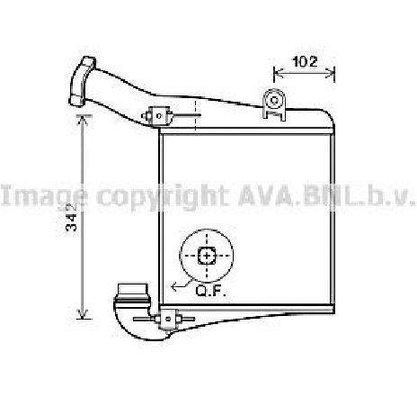 Intercooler, compresor PRASCO PR4075</br>Piesa auto pentru Turbocompressor Intercooler, compresor PRASCO PR4075</br>Piesa auto pentru Turbocompressor