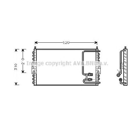Condensator, climatizare PRASCO PR5020</br>Piesa auto pentru Sistem de aer conditionat Condensator, climatizare PRASCO PR5020</br>Piesa auto pentru Sistem de aer conditionat