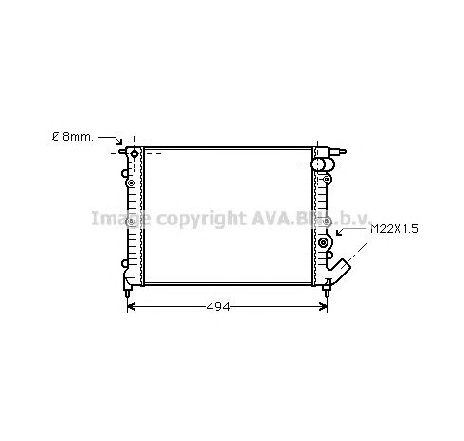 Radiator, racire motor PRASCO RT2132</br>Piesa auto pentru Radiator racire apa/ ulei Radiator, racire motor PRASCO RT2132</br>Piesa auto pentru Radiator racire apa/ ulei