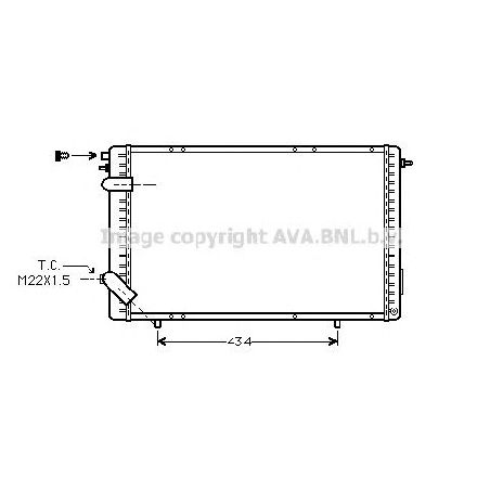 Radiator, racire motor PRASCO RT2172</br>Piesa auto pentru Radiator racire apa/ ulei Radiator, racire motor PRASCO RT2172</br>Piesa auto pentru Radiator racire apa/ ulei