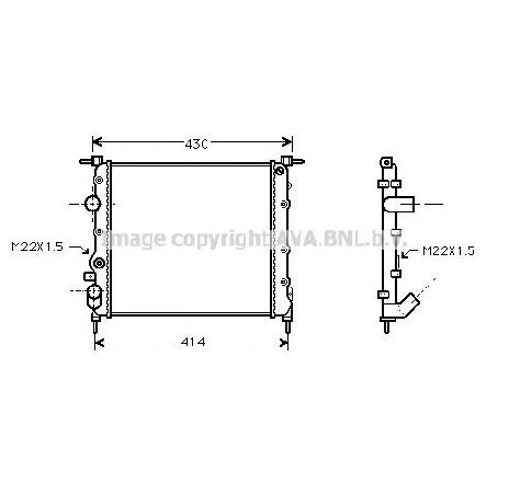Radiator, racire motor PRASCO RT2260</br>Piesa auto pentru Radiator racire apa/ ulei Radiator, racire motor PRASCO RT2260</br>Piesa auto pentru Radiator racire apa/ ulei