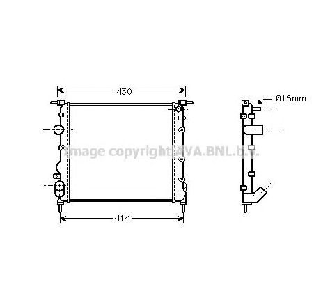 Radiator, racire motor PRASCO RT2261</br>Piesa auto pentru Radiator racire apa/ ulei Radiator, racire motor PRASCO RT2261</br>Piesa auto pentru Radiator racire apa/ ulei