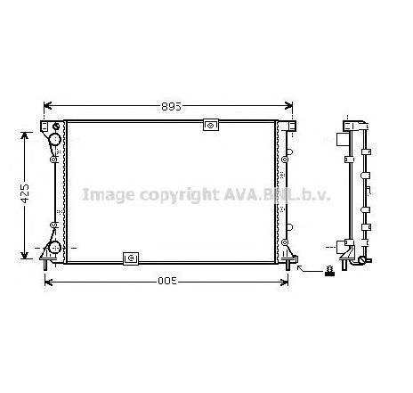 Radiator, racire motor PRASCO RT2360</br>Piesa auto pentru Radiator racire apa/ ulei Radiator, racire motor PRASCO RT2360</br>Piesa auto pentru Radiator racire apa/ ulei