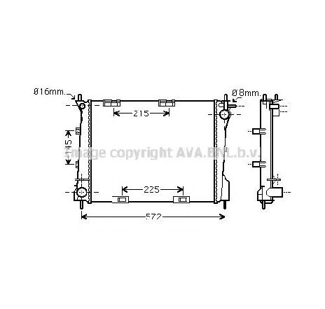 Radiator, racire motor PRASCO RT2372</br>Piesa auto pentru Radiator racire apa/ ulei Radiator, racire motor PRASCO RT2372</br>Piesa auto pentru Radiator racire apa/ ulei