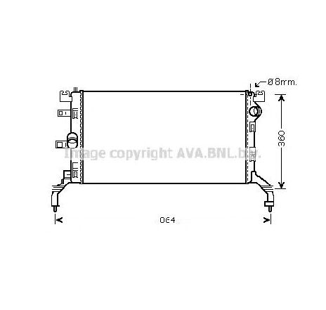 Radiator, racire motor PRASCO RT2415</br>Piesa auto pentru Radiator racire apa/ ulei Radiator, racire motor PRASCO RT2415</br>Piesa auto pentru Radiator racire apa/ ulei