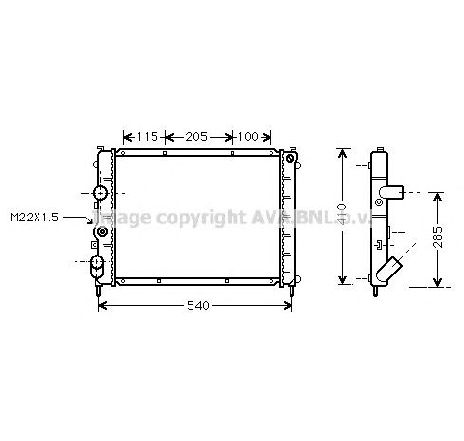 Radiator, racire motor PRASCO RTA2231</br>Piesa auto pentru Radiator racire apa/ ulei Radiator, racire motor PRASCO RTA2231</br>Piesa auto pentru Radiator racire apa/ ulei